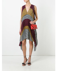 Marco De Vincenzo Checked Pleated Dress