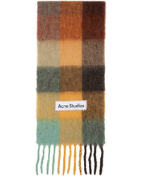 Acne Studios Multicolor Mohair Check Scarf