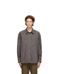 Solid Homme Blue Check Shirt