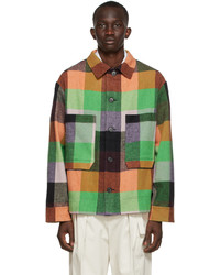 Henrik Vibskov Multicolor Checker Lamington Shirt