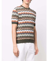 Missoni Short Sleeve Zigzag T Shirt