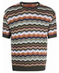 Missoni Short Sleeve Zigzag T Shirt