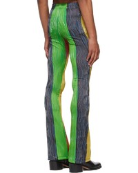 Theophilio Multicolor Polyester Trousers