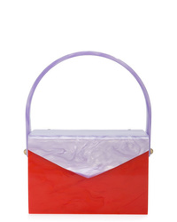 Edie Parker Marbled Clutch Bag