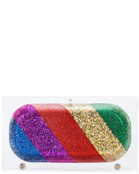 Sarahs Bag Rainbow Pill Clutch
