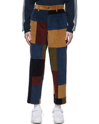 Noah Multicolor Baracuta Edition Patchwork Corduroy Trousers