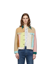 Multi colored Corduroy Shirt Jacket