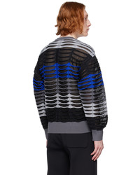 CFCL Black Gray Facade Lucent 1 Sweater