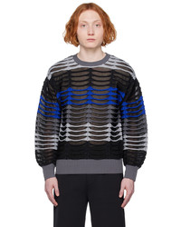 CFCL Black Gray Facade Lucent 1 Sweater