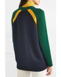 Chinti and Parker Color Block Cashmere Sweater