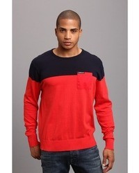 Members Only Color Block Cotton Sweater