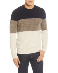 Nn07 Ed Block 6370 Crewneck Wool Blend Sweater