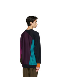 Issey Miyake Men Khaki Wool Gauge High Sweater