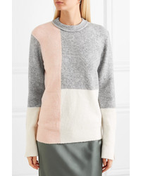 3.1 Phillip Lim Lofty Color Block Knitted Sweater