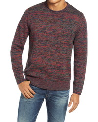 Schott NYC Mixed Cotton Crewneck Sweater