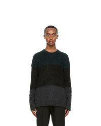 Isabel Benenato Multicolor Brushed Mohair Sweater