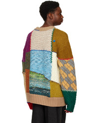 Ader Error Multicolor Combine Sweater