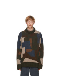 Han Kjobenhavn Multicolor Cropped Bulky Sweater
