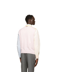 Thom Browne Multicolor Merino Relaxed Fit Sweater