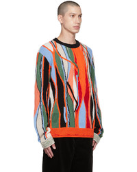 A PERSONAL NOTE 73 Multicolor Stripe Sweater