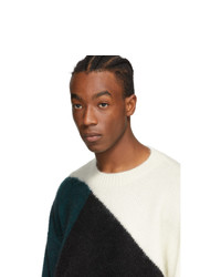 A-Cold-Wall* Off White Colorblocked Rib Sweater