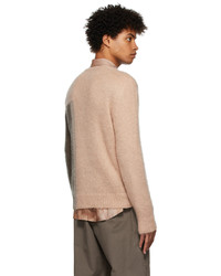 Davi Paris Pink Grey Espoir Sweater