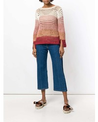 See by Chloe See By Chlo Gradient Open Knit Sweater
