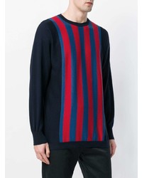Tonello Cs Vertical Striped Neck Sweater