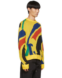 Spencer Badu Yellow Kente Sweater