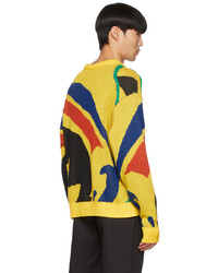 Spencer Badu Yellow Kente Sweater