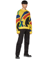 Spencer Badu Yellow Kente Sweater