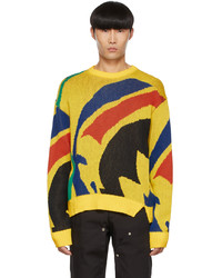 Spencer Badu Yellow Kente Sweater