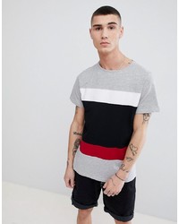 Another Influence 2 Stripe Colour Block T Shirt