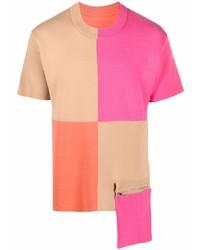 Jacquemus Asymmetric Colour Block T Shirt