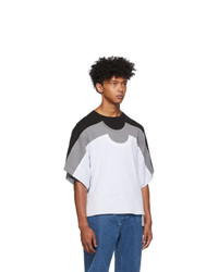 Keenkee Black And Grey Colorblocked T Shirt