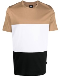 BOSS Colour Block Print T Shirt