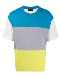 Roberto Collina Colour Block Short Sleeve T Shirt