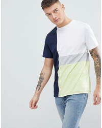 Another Influence Contrast Panel T Shirt