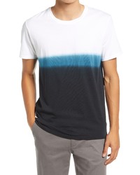 ATM Anthony Thomas Melillo Dip Dye Stripe Cotton T Shirt