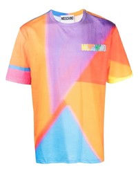 Moschino Panelled Short Sleeved T Shirt