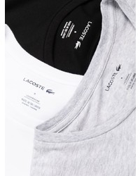Lacoste Three Pack Cotton T Shirts