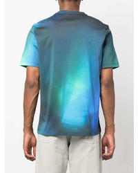 Paul Smith Tie Dye Print Logo T Shirt