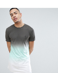 Religion Tline T Shirt With Curved Hem In Colour Fade