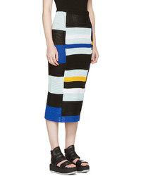 Proenza Schouler Multicolor Crochet Pencil Skirt