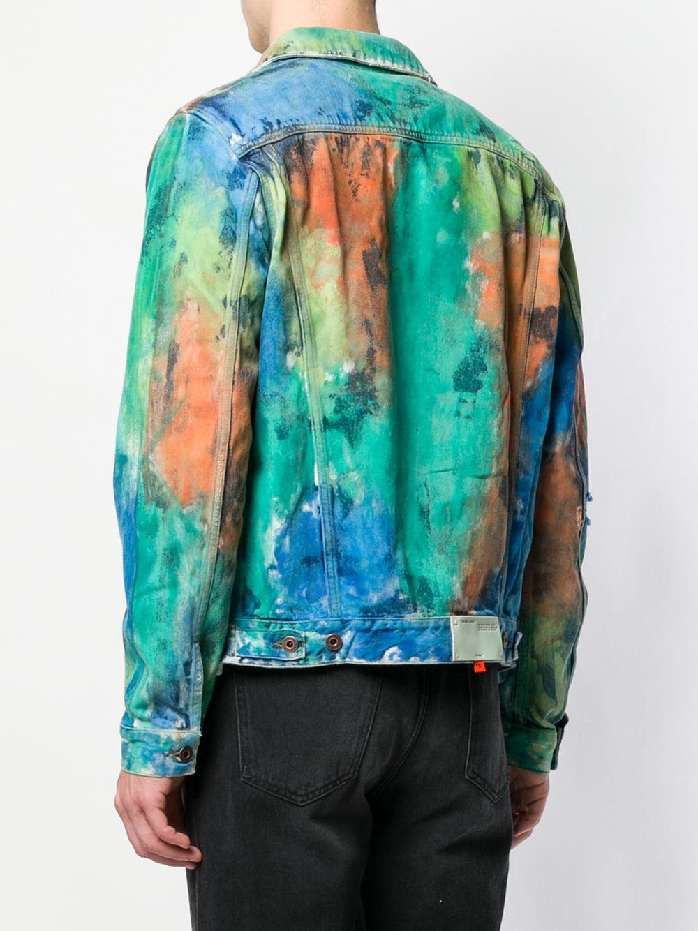 Shops off white multicolor denim jacket