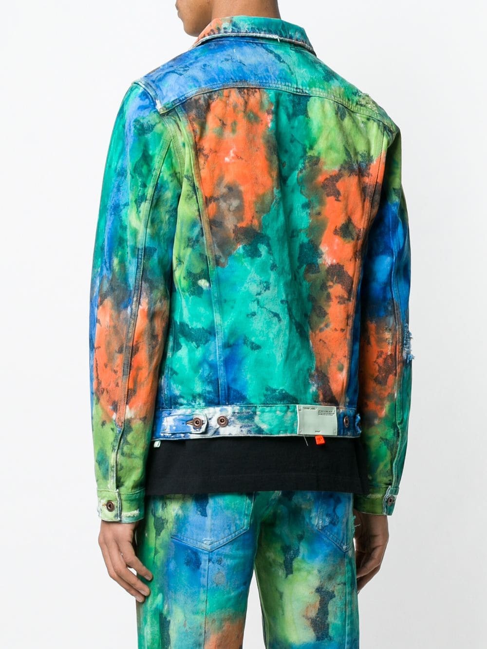Off-White Painted Denim Style Jacket, $672 | farfetch.com | Lookastic