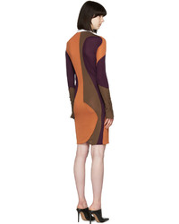 Givenchy Multicolor Wide Collar Dress