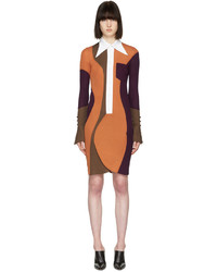 Givenchy Multicolor Wide Collar Dress