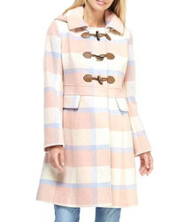 Gal Meets Glam Collection Annelise Plaid Hooded Coat
