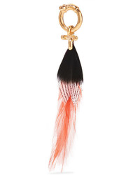 Chloé Gold Plated And Feather Earrings
